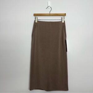 Lululemon Softstreme High Rise Midi Skirt Taupetastic Size 6 NWT